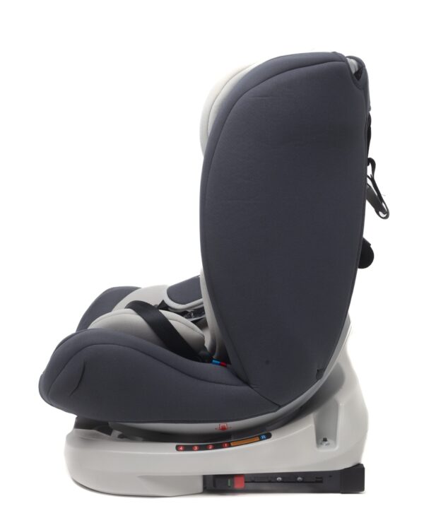 Jack & Jill Baby Car Seat, Grey, Isofix, 360 degrees rotation, 0- 12 years. - Image 2